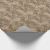 Vollmond-Wrapping Paper Romantisches Moon Paper Geschenkpapier (Ecke)