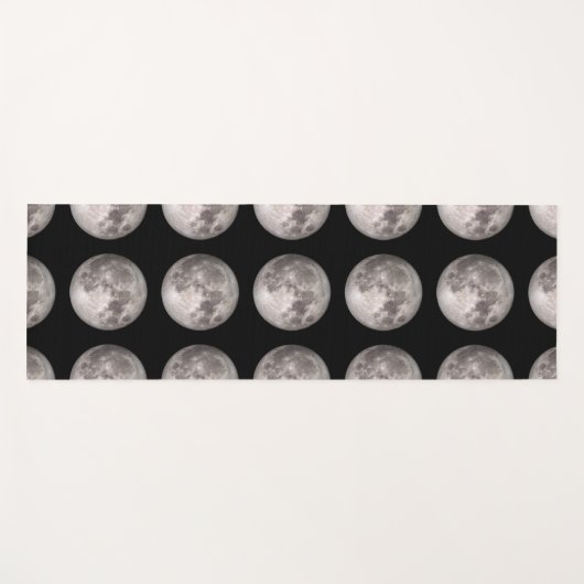 Vollmond Yogamatte (Vorderseite (Horizontal))