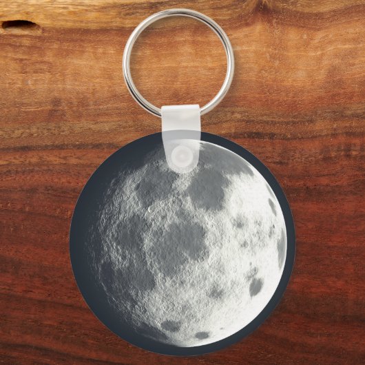 Vollmond Zipper-Pull & Gepäckanhänger, Schlüsselan Schlüsselanhänger (Vorderseite)