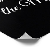 Vollmond, Zitat, das Leben verändert sich ständig Poster (Ecke)