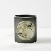 Vollmond zu Halloween Tasse (Zentrum)