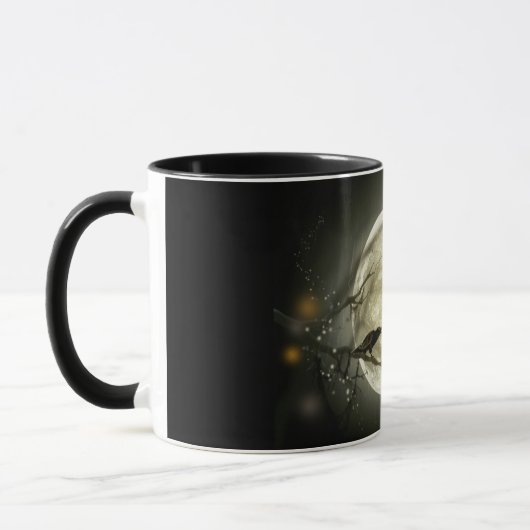 Vollmond zu Halloween Tasse (Links)