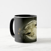 Vollmond zu Halloween Tasse (Vorderseite Links)