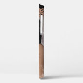 Vollmond Zuckerschädel Dunkle Maske & blaue Augen Case-Mate iPhone Hülle (Rückseite / Links)