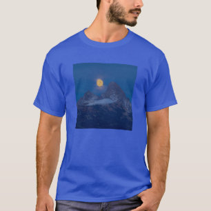 Vollmondaufgang Grand Teton Driggs, Idaho T-Shirt