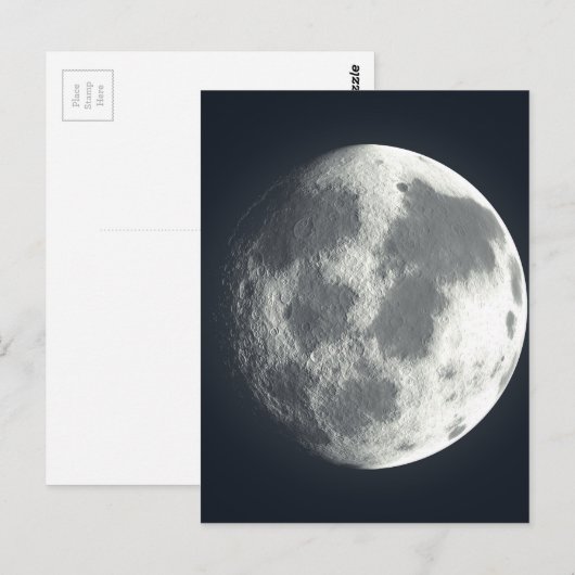 Vollmondbild Postkarte (Vorne/Hinten)