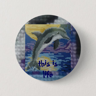 Vollmonddelphin Button