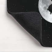 Vollmondfliegenschwein Mousepad (Ecke)