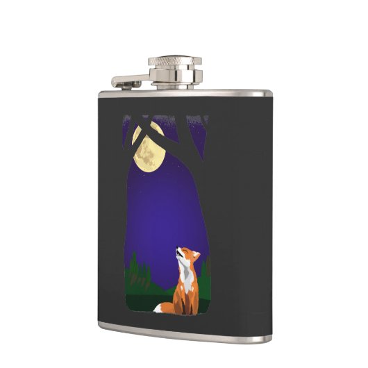 Vollmondfuchs Flachmann (Links)