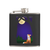 Vollmondfuchs Flachmann (Vorderseite)