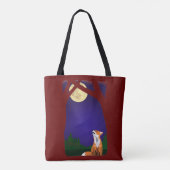 Vollmondfuchs Tasche (Rückseite)