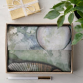 Vollmondhügel Seidenpapier (Geschenk)