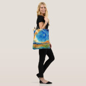Vollmondmalerei Tasche (Am Model)