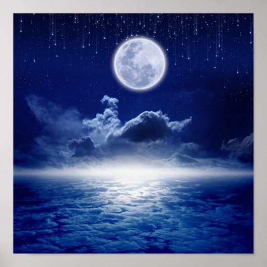 Vollmondnacht Poster (Vorne)