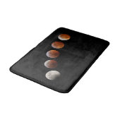 Vollmondphasen Lunar-Eclipse | Colorado Badematte (Schrägansicht)