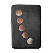 Vollmondphasen Lunar-Eclipse | Colorado Badematte (Vorderseite Vertikal)