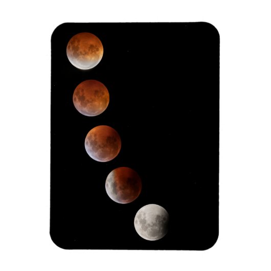 Vollmondphasen Lunar-Eclipse | Colorado Magnet (Vertikal)