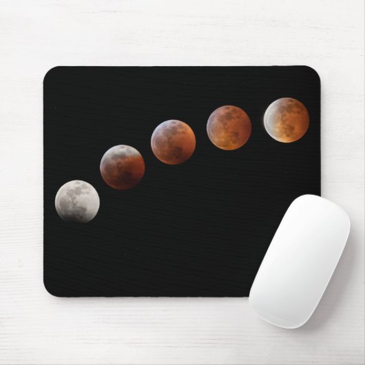 Vollmondphasen Lunar-Eclipse | Colorado Mousepad (Mit Mouse)