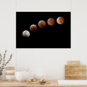 Vollmondphasen Lunar-Eclipse | Colorado Poster (Küche)