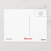 Vollmondpostkarte Postkarte (Rückseite)