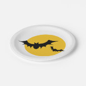 Vollmondschläger Pappteller (Schrägansicht)