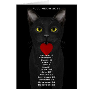 Vollmondtermine Katze 2026