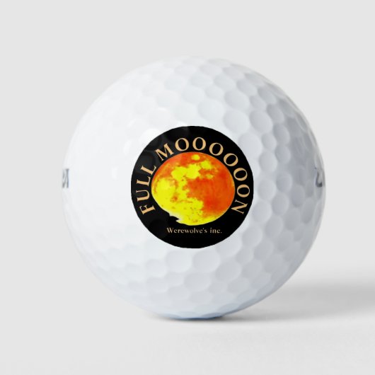 VOLLMOON GOLFBALL (Vorderseite)