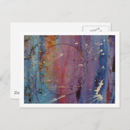 VOLLMOON POSTKARTE (Vorne/Hinten)