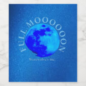 VOLLMOON WEINETIKETT (Einzelnes Label)