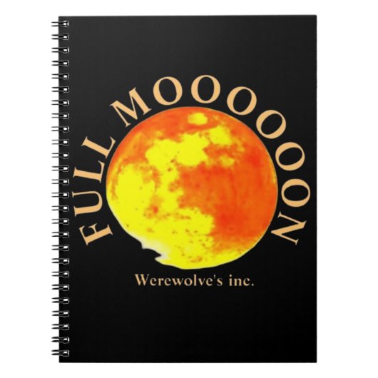 VOLLMOOON WEREWOLVES INC NOTIZBLOCK (Vorderseite)