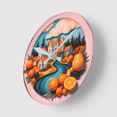 Vollplatte Runde Wanduhr (Winkel)