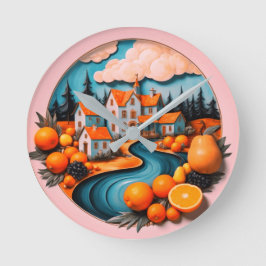 Vollplatte Runde Wanduhr