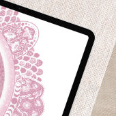 Vollrosa Mond | April Moon Illustration Poster