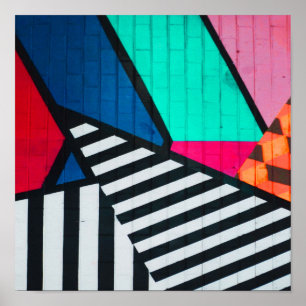 Vollständig 80er Anstrichfarben Poster