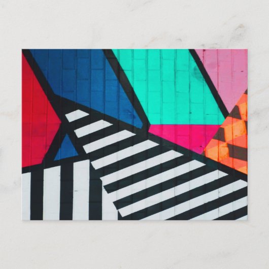 Vollständig 80er Anstrichfarben Postkarte (Vorderseite)