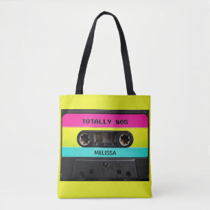 Vollständig 80er Vintage-Kassettenband Benutzernam Tasche