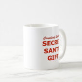 Vollständig Abfall-geheimes Sankt-Geschenk Kaffeetasse (VorderseiteRechts)