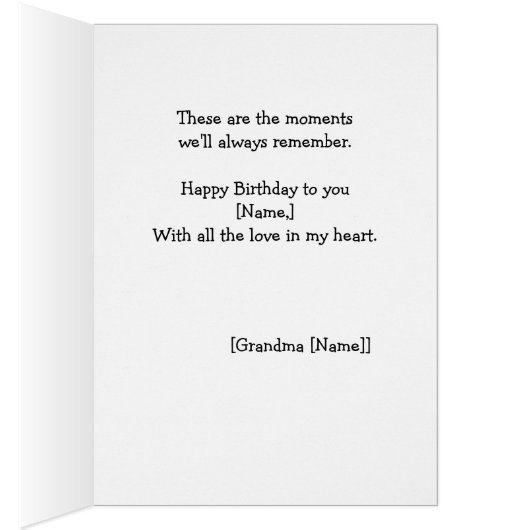 Vollständig angepasste Oma Oma Oma Geburtstagkarte (Innen (Rechts))
