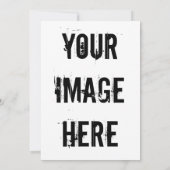 Vollständig anpassbare Flachkarte Save the Date (Rückseite)