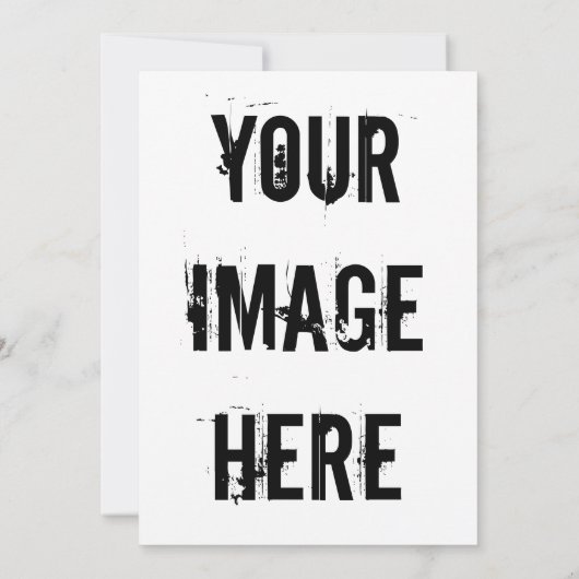 Vollständig anpassbare Flachkarte Save the Date (Rückseite)