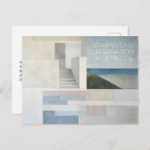 Vollständig anpassbare Hamptons Beach Card Postkarte (Vorne/Hinten)