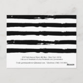 Vollständig anpassbare Makeup Artist Comp Card Postkarte (Rückseite)