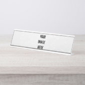 Vollständig anpassbare Namensplatte Schreibtischnamensplakette (Vorderseite )