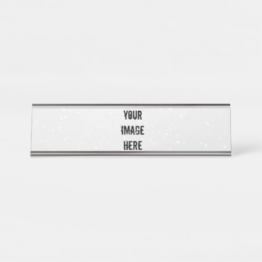 Vollständig anpassbare Namensplatte Schreibtischnamensplakette (Vorderseite )