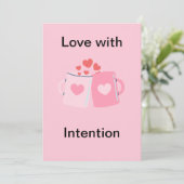 Vollständig anpassbare Valentinstag-Karte Feiertagskarte (Stehend Vorderseite)