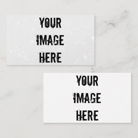 Vollständig anpassbare Visitenkarte (Vorne/Hinten)