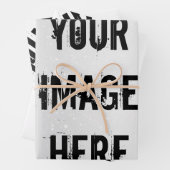 Vollständig anpassbare Wrapping Paper Sheets Geschenkpapier Set (Beispiel)