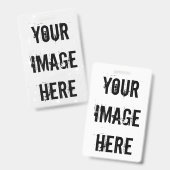 Vollständig anpassbarer Abzeichen Gepäckanhänger o Ausweis (Vorder- & Rückseite)