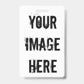 Vollständig anpassbarer Abzeichen Gepäckanhänger o Ausweis (Rückseite)