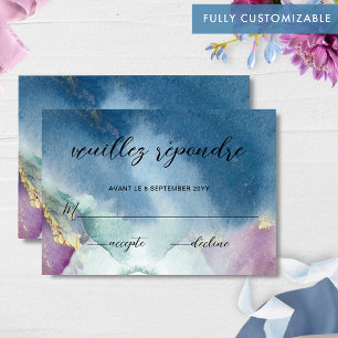 Vollständig anpassbarer, Celestial Wedding RSVP